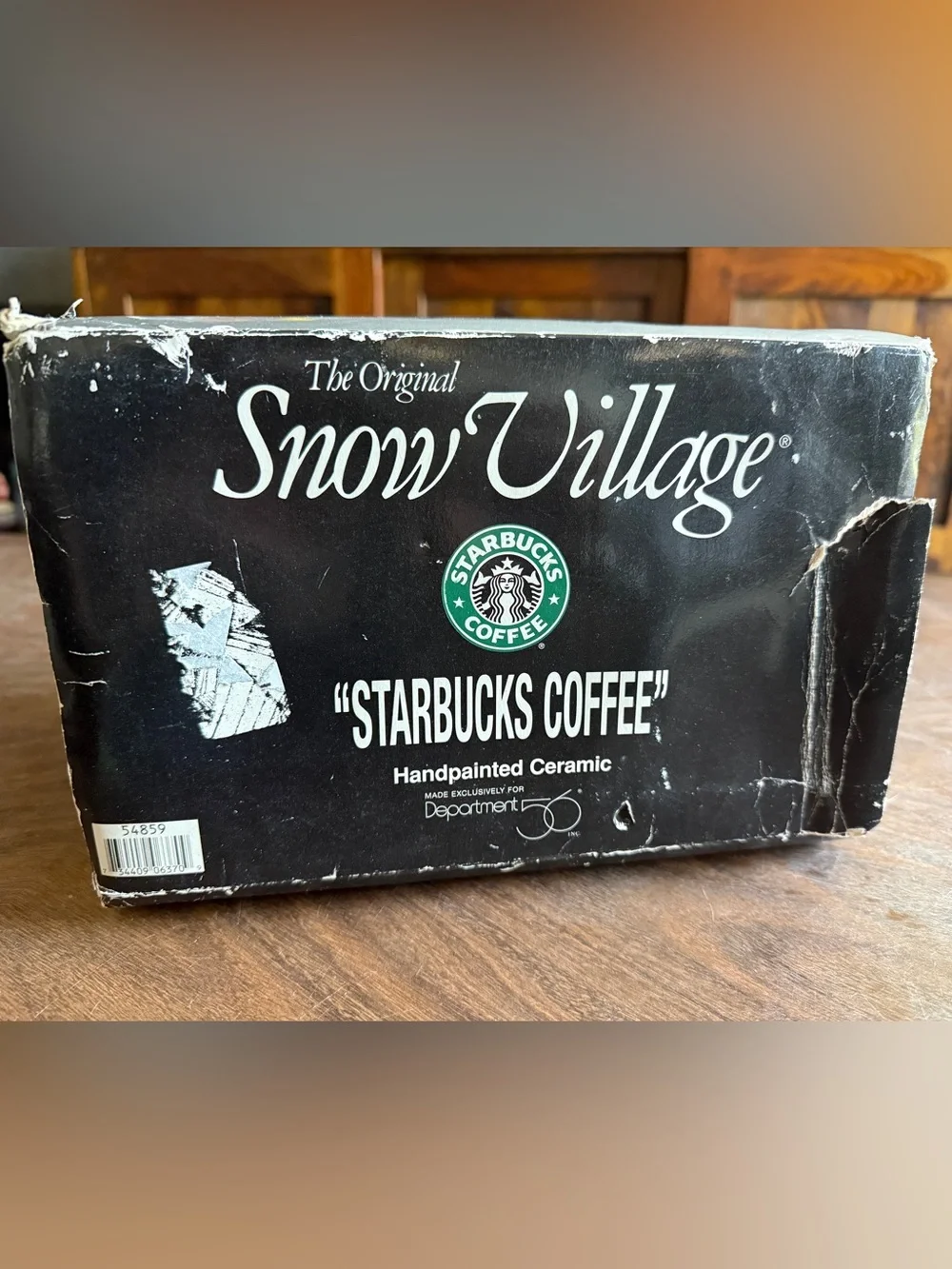 Department 56 Snow Village Starbucks Coffee 9 1/4